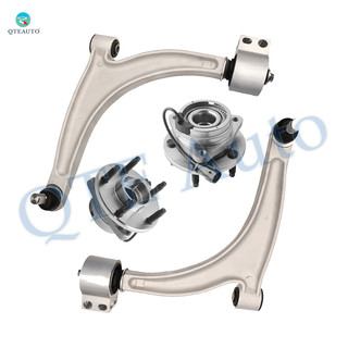 Set of 4 Front Lower Control Arm Ball Joint-Wheel Hub Bearing Assembly For 2007-2009 Saturn Aura