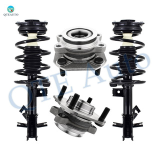 Set of 4 Front Quick Complete Strut-Coil Spring Assembly-Wheel Hub Bearing Assembly For 2007-2012 Nissan Sentra Set of 4 Front Quick Complete Strut-Coil Spring Assembly-Wheel Hub Bearing Assembly For 2007-2012 Nissan Sentra