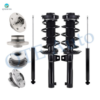 Set of 8 Front Quick Complete Strut-Coil Spring Assembly-Wheel Hub Bearing Assembly-Rear Shock Absorber-Wheel Hub Bearing Assembly For 2011-2014 Volkswagen Jetta Set of 8 Front Quick Complete Strut-Coil Spring Assembly-Wheel Hub Bearing Assembly-Rear Shock Absorber-Wheel Hub Bearing Assembly For 2011-2014 Volkswagen Jetta