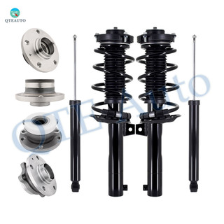Set of 8 Front Quick Complete Strut-Coil Spring Assembly-Wheel Hub Bearing Assembly-Rear Shock Absorber-Wheel Hub Bearing Assembly For 2015-2018 Audi Q3 FWD Set of 8 Front Quick Complete Strut-Coil Spring Assembly-Wheel Hub Bearing Assembly-Rear Shock Absorber-Wheel Hub Bearing Assembly For 2015-2018 Audi Q3 FWD