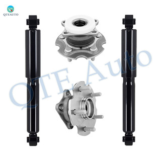 Set of 4 Rear Shock Absorber-Wheel Hub Bearing Assembly For 2018-2021 Lexus NX300 AWD