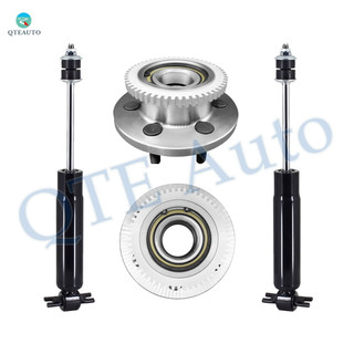 Set of 4 Front Shock Absorber-Wheel Hub Bearing Assembly For 1997-2004 Dodge Dakota 4-Wheel ABS