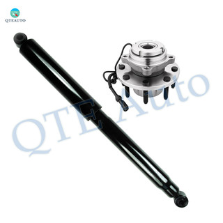 Front Shock Absorber-Wheel Hub Bearing Assembly For 2003 2004 Ford F-250 Super Duty 4WD w/ Single Rear Wheels