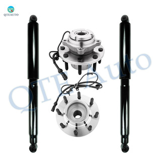 Set of 4 Front Shock Absorber-Wheel Hub Bearing Assembly For 2003 2004 Ford F-250 Super Duty 4WD w/ Single Rear Wheels Set of 4 Front Shock Absorber-Wheel Hub Bearing Assembly For 2003 2004 Ford F-250 Super Duty 4WD w/ Single Rear Wheels