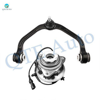 Front Right Upper Control Arm Ball Joint-Wheel Hub Bearing Assembly For 1998-2000 Mazda B4000 Front Coil