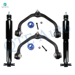 Set of 4 Front Upper Control Arm Ball Joint-Shock Absorber For 1998-2007 Mazda B3000 RWD Monotube Performance Upgrade