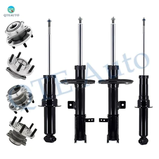 Set of 8 Front-Rear Suspension Strut Assembly-Wheel Hub Bearing Assembly For 2008-2010 Dodge Avenger