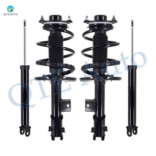 Set of 4 Front Quick Complete Strut-Coil Spring Assembly-Rear Shock Absorber For 2012-2017 Hyundai Azera