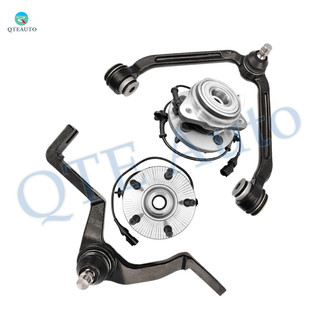Set of 4 Front Upper Wheel Hub Bearing Assembly-Control Arm Ball Joint For 2003 2004 Mazda B4000 Adjustable 1 Piece Design
