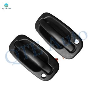 Pair of 2 Front Exterior Door Handle For 1999-2004 GMC Sierra 2500