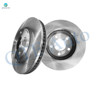 Front 296.95mm Brake Disc Rotors For 2005-2009 Buick Allure 5 Stud Wheel