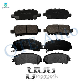 Set of 8 Front-Rear Ceramic Brake Pad Kit For 2015-2018 Infiniti Q50