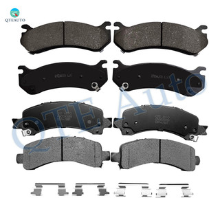 Set of 8 Front-Rear Ceramic Brake Pad Kit For 2004-2008 Chevrolet Express 1500