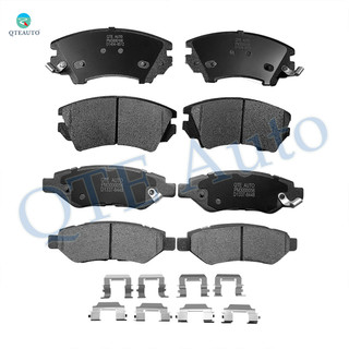 Set of 8 Front-Rear Ceramic Brake Pad Kit For 2010-2015 Chevrolet Camaro
