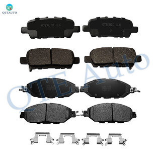 Set of 8 Front-Rear Ceramic Brake Pad Kit For 2015-2019 Nissan Murano