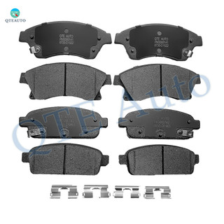 Set of 8 Front-Rear Ceramic Brake Pad Kit For 2016 Chevrolet Cruze Limited