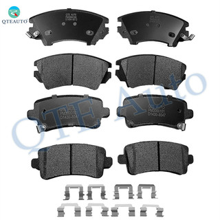 Set of 8 Front-Rear Ceramic Brake Pad Kit For 2014-2016 Buick Regal