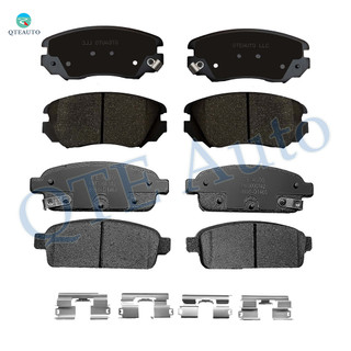 Set of 8 Front-Rear Ceramic Brake Pad Kit For 2014-2016 Cadillac ELR