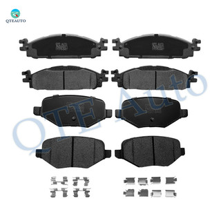 Set of 8 Front-Rear Ceramic Brake Pad Kit For 2010-2019 Ford Taurus