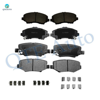 Set of 8 Front-Rear Ceramic Brake Pad Kit For 2007-2017 Jeep Wrangler
