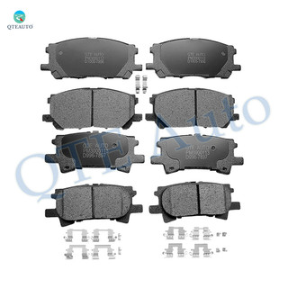 Set of 8 Front-Rear Ceramic Brake Pad Kit For 2006-2008 Lexus RX400H Base