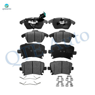 Set of 8 Front-Rear Ceramic Brake Pad Kit For 2009 Audi A3 Base