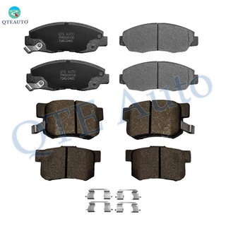Set of 8 Front-Rear Ceramic Brake Pad Kit For 1997-1999 Acura CL Premium
