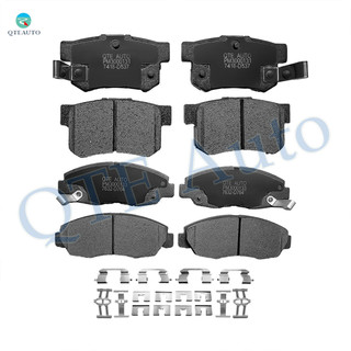Set of 8 Front-Rear Ceramic Brake Pad Kit For 1998-2002 Honda Accord L4 2.3L