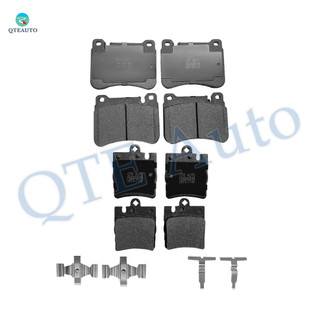 Set of 8 Front-Rear Ceramic Brake Pad Kit For 2006 2007 Mercedes-Benz C280 With Sport