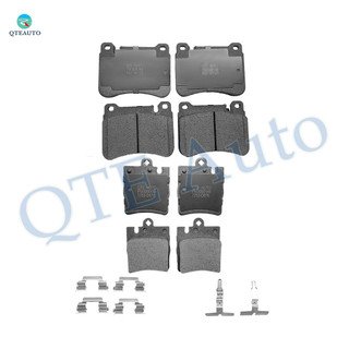 Set of 8 Front-Rear Ceramic Brake Pad Kit For 2009-2011 Mercedes-Benz SLK300 with Sport Package
