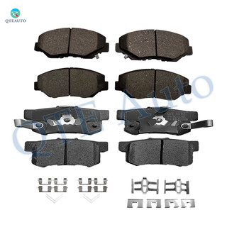 Set of 8 Front-Rear Ceramic Brake Pad Kit For 2005 2006 2012-2016 Honda CR-V