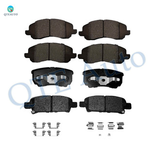 Set of 8 Front-Rear Ceramic Brake Pad Kit For 2008-2012 Dodge Avenger SE, SXT, R/T, LUX, SXT Plus, Mainstreet, Heat, Express