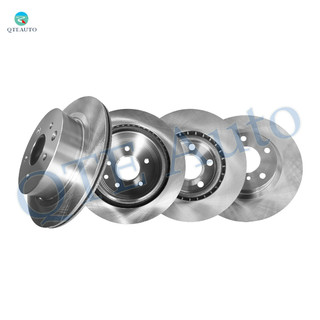 Set of 4 Front 240 mm-Rear 160 mm Brake Disc Rotors For 2003-2005 Infiniti G35