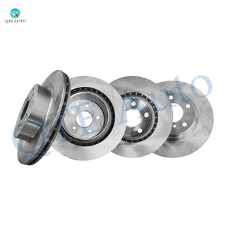 Set of 4 Front 240 mm - Rear 220 mm Brake Disc Rotors For 2003-2005 Nissan 350Z