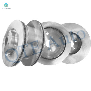 Set of 4 Front 316mm-Rear 290mm Brake Disc Rotors For 2010-2014 Subaru Outback