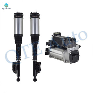 Set of 3 Air Suspension Compressor Pump-Rear Air Airmatic Suspension Spring Strut For 2006 Mercedes-Benz S350 RWD