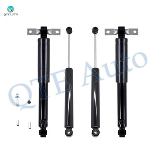Set 4 Front Steering Damper-Rear Shock Absorber For 2000-2002 Ford Excursion 4WD