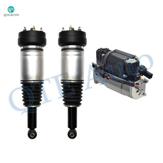 Set of 3 Air Suspension Compressor Pump-Rear Air Suspension Spring Strut For 2004-2009 Jaguar XJ8