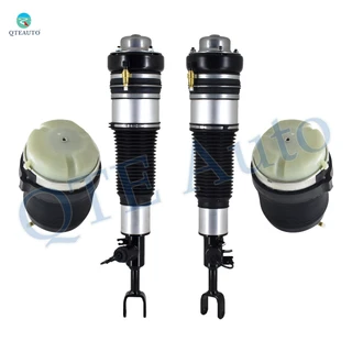 Set of 4 Front Air Suspension Spring Strut-Rear Air Suspension Spring Bag For2005-2011 Audi A6 Quattro