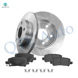 Set of 6 Rear Brake Disc Rotors 270mm-Ceramic Brake Pad Kit For 2014-2016 Chevrolet Impala Limited