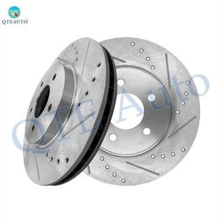 Front Drilled Slotted Brake Disc Rotors 303mm For 2005-2011 Mercury Mariner