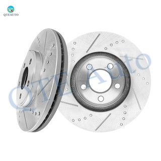 Front Drilled Slotted Brake Disc Rotors 305.2mm For 2003-2011 Mercury Grand Marquis