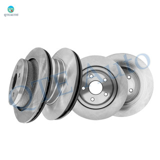 Set of 4 Front 336mm-Rear 352mm Brake Disc Rotors For 2007-2009 Chrysler Aspen