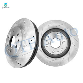 Front Brake Disc Rotors 329.95mm For 2007 Chevrolet Silverado 1500 Classic