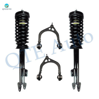 Set of 4 Front Upper Control Arm Ball Joint-Quick Complete Strut-Coil Spring Assembly For 2006-2008 Dodge Magnum