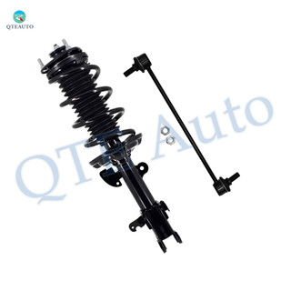 Front Left Sway Bar Link-Quick Complete Strut-Coil Spring Assembly For 2009-2015 Honda Pilot
