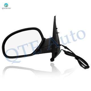 Left Driver Side Power Heated Foldaway View Mirror Chrome/Flat Black Textured 10H5P For 2007-2014 Chevrolet Tahoe