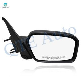 Right Passenger Side Power Non-Folding W/Texturedcover View Mirror Blacksmooth+Blacktextured Cover 4H3P For 2006-2009 Mercury Milan