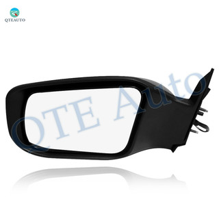 Left Driver Side Power Non-Foldaway W/Cover View Mirror Chrome/Flat Black Smooth 8H3P For 2013-2018 Nissan Altima