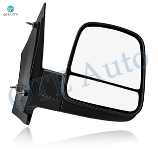 Right Passenger Side Manual Foldaway View Mirror Dual Glass Chrome/Convex+Warning Black Textured For 2009-2021 Chevrolet Express 4500 Right Passenger Side Manual Foldaway View Mirror Dual Glass Chrome/Convex+Warning Black Textured For 2009-2021 Chevrolet Express 4500